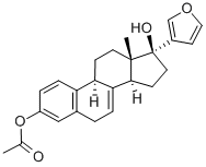 CAS#: 10322-73-3， [(9S,13S,14S,17S)-17-Furan-3-Yl-17-Hydroxy-13-Methyl-9,11,12,14,15,16-Hexahydro-6H-Cyclopenta[a]Phenanthren-3-Yl] Acetate