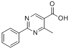 结构式 CAS# 103249-79-2, 4-甲基-2-苯基-5-嘧啶羧酸