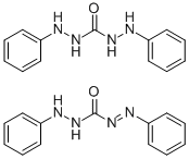 structure of CAS# 10329-15-4, S-Diphenylcarbazone;3-Anilino-1-Phenylimino-Urea;1,3-Bis(Phenylamino)Urea;1,3-Bis(Phenylamino)Urea;3-Phenylazanyl-1-Phenylimino-Urea;Aids-155845