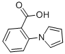 structure of CAS# 10333-68-3, 2-(1H-Pyrrol-1-Yl)-Benzoic Acid;2-(1H-PYRROL-1-YL)BENZOIC ACID;1-(2-Carboxyphenyl)-1H-Pyrrole;N-(2-Carboxyphenyl)Pyrrole