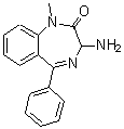 CAS#: 103343-65-3， 3-Amino-1-Methyl-5-Phenyl-1,3-Dihydro-2H-1,4-Benzodiazepin-2-One