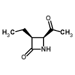CAS#: 103365-44-2， (3S,4S)-4-Acetyl-3-Ethyl-2-Azetidinone