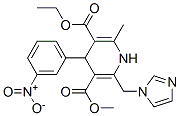 CAS#: 103417-69-2， O3-Ethyl O5-Methyl 2-(Imidazol-1-Ylmethyl)-6-Methyl-4-(3-Nitrophenyl)-1,4-Dihydropyridine-3,5-Dicarboxylate