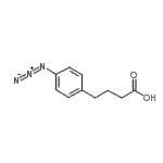CAS#: 103489-33-4， 4-(4-Azidophenyl)Butanoic Acid