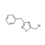 结构式 CAS# 103499-21-4, 3-苄基-5-(溴甲基)-1,2,4-恶二唑