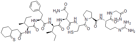 CAS#: 103529-95-9， 1-(beta-Mercapto-beta,beta-cyclopentamethylenepropionic acid)-2,4-ile-argipressin