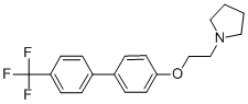 CAS#: 10355-14-3， 1-[2-[4-[4-(Trifluoromethyl)Phenyl]Phenoxy]Ethyl]Pyrrolidine