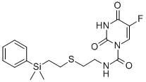 CAS#: 103579-36-8， N-[2-[2-(Dimethyl-Phenylsilyl)Ethylsulfanyl]Ethyl]-5-Fluoro-2,4-Dioxopyrimidine-1-Carboxamide