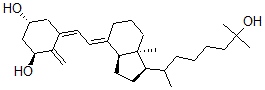 CAS#: 103656-40-2， 24-Homo-1,25-Dihydroxyvitamin D3