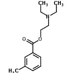 CAS#: 10367-88-1， 2-(Diethylamino)Ethyl 3-Methylbenzoate