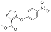 structure of CAS# 103790-37-0, 3-(4-Nitrophenoxy)-2-Thiophenecarboxylicacid Methyl Ester;10H-363S;Oprea1_285468