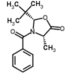 CAS#: 104057-64-9， (2S,4S)-3-Benzoyl-4-Methyl-2-(2-Methyl-2-Propanyl)-1,3-Oxazolidin-5-One