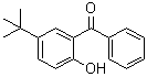 structure of CAS# 10425-05-5, [5-(1,1-Dimethylethyl)-2-Hydroxyphenyl]Phenyl-Methanone;[5-(TERT-BUTYL)-2-HYDROXYPHENYL](PHENYL)METHANONE;3-TERT-BUTYL-6-HYDROXYBENZOPHENONE;5-TERT-BUTYL-2-HYDROXYBENZOPHENONE