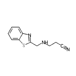 CAS#: 104345-00-8， 3-[(1,3-Benzothiazol-2-Ylmethyl)Amino]Propanenitrile