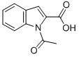 structure of CAS# 10441-26-6, 1-Acetyl-1H-Indole-2-carboxylic Acid;1H-Indole-2-Carboxylic Acid, 1-Acetyl-;N-ACETYL-1H-INDOLE-2-CARBOXYLIC ACID;N-ACETYL-INDOLE-2-CARBOXYLIC ACID
