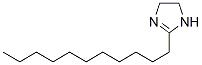structure of CAS# 10443-61-5, 4,5-Dihydro-2-Undecyl-1H-Imidazole;Nci60_004415;Imidazoline, 2-Undecyl-;2-Imidazoline, 2-Undecyl-
