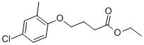 structure of CAS# 10443-70-6, 4-((4-chloro-o-tolyl)oxy)-Butyric acid ethyl ester;Ethyl 4-(4-Chloro-2-Methyl-Phenoxy)Butanoate;4-(4-Chloro-2-Methylphenoxy)Butanoic Acid Ethyl Ester;4-(4-Chloro-2-Methyl-Phenoxy)Butyric Acid Ethyl Ester