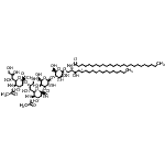 CAS#: 104443-61-0， 1-O-[O-(N-Acetyl-A-Neuraminosyl)-(28)-O-(N-Acetyl-A-Neuraminosyl)-(23)-O-Ss-D-Galactopyranosyl-(14)-SS-D-Glucopyranosyl]-Ceramide