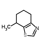 CAS#: 104468-47-5， 7-Methyl-4,5,6,7-Tetrahydro-1,3-Benzothiazole