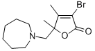 CAS#: 104502-49-0， 5-(Azepan-1-Ylmethyl)-3-Bromo-4,5-Dimethylfuran-2-One