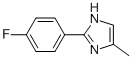 structure of CAS# 104575-40-8, 2-(4-Fluoro-Phenyl)-4-Methyl-1H-Imidazole;1H-Imidazole, 2-(4-Fluorophenyl)-4-Methyl-;2-(4-Fluorophenyl)-4-Methyl-1H-Imidazole