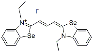 CAS#: 1049-38-3， 3-Ethyl-2-[(E,3Z)-3-(3-Ethyl-1,3-Benzoselenazol-2-Ylidene)Prop-1-Enyl]-1,3-Benzoselenazol-3-Ium Iodide