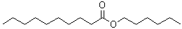 structure of CAS# 10500-11-5, Hexyl Decanoate;Hexyl decanoate #