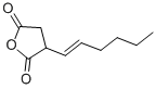 structure of CAS# 10500-34-2, 3-(2-Hexen-1-Yl)Dihydro-2,5-Furandione;3-[(E)-Hex-2-Enyl]Tetrahydrofuran-2,5-Dione;3-[(E)-Hex-2-Enyl]Tetrahydrofuran-2,5-Quinone;2,5-Furandione, 3-(2-Hexenyl)Dihydro-