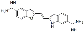 CAS#: 105212-30-4， 2-[2-(5-Carbamimidoyl-1-Benzofuran-2-Yl)Ethenyl]-1H-Indole-6-Carboximidamide