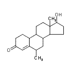CAS#: 10529-96-1， 17-Hydroxy-6-Methylestr-4-En-3-One
