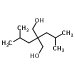 结构式 CAS# 10547-96-3, 2,2-二异丁基-1,3-丙烷二醇