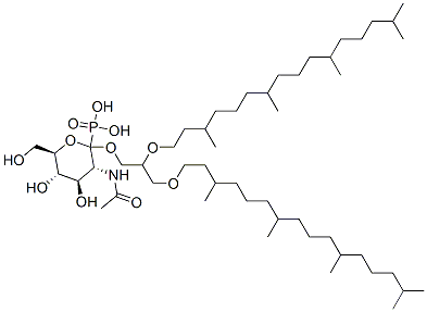 CAS#: 105481-55-8， [(2S,3R,4R,5S,6R)-3-Acetamido-4,5-Dihydroxy-6-(Hydroxymethyl)Oxan-2-Yl] 2,3-Bis(3,7,11,15-Tetramethylhexadecoxy)Propyl Hydrogen Phosphate