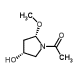 CAS#: 105595-45-7， 1-[(2S,4R)-4-Hydroxy-2-Methoxy-1-Pyrrolidinyl]Ethanone