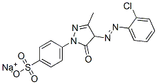 CAS#: 10566-47-9， Sodium 4-[4-[(2-Chlorophenyl)Azo]-4,5-Dihydro-3-Methyl-5-Oxo-1H-Pyrazol-1-Yl]Benzenesulphonate