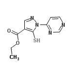 CAS#: 105877-69-8， Ethyl 1-(4-Pyrimidinyl)-5-Sulfanyl-1H-Pyrazole-4-Carboxylate