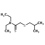 CAS#: 105877-80-3， N,N-Diethyl-2-(Isobutylsulfanyl)Ethanethioamide
