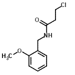 CAS#: 105909-52-2， 3-Chloro-N-(2-Methoxybenzyl)Propanamide