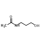 结构式 CAS# 10601-73-7, N-(3-羟基丙基)乙酰胺