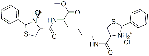CAS#: 106086-24-2， Methyl 2,6-Bis[(2-Phenyl1,3-Thiazolidin-3-Ium-4-Carbonyl)Amino]Hexanoate Dichloride