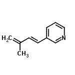 CAS#: 106536-26-9， 3-[(1E)-3-Methyl-1,3-Butadien-1-Yl]Pyridine