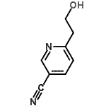 CAS#: 106652-46-4， 6-(2-Hydroxyethyl)Pyridine-3-Carbonitrile