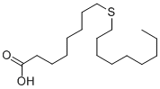 结构式 CAS# 106689-24-1, 8-(壬基硫代)-辛酸