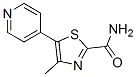 CAS#: 106853-15-0， 4-Methyl-5-Pyridin-4-Yl-1,3-Thiazole-2-Carboxamide