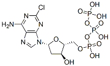 CAS#: 106867-30-5， [(2R,3S,5R)-5-(6-Amino-2-Chloropurin-9-Yl)-3-Hydroxyoxolan-2-Yl]Methyl (Hydroxy-Phosphonooxyphosphoryl) Hydrogen Phosphate