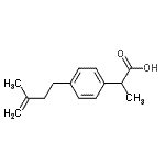 CAS#: 106897-81-8， 2-[4-(3-Methyl-3-Buten-1-Yl)Phenyl]Propanoic Acid