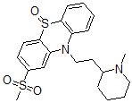 CAS#: 106939-06-4， 10-[2-(1-Methylpiperidin-2-Yl)Ethyl]-2-Methylsulfonylphenothiazine 5-Oxide