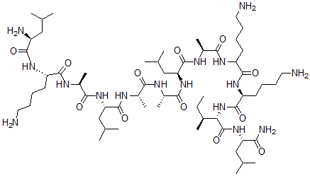 CAS#: 107048-32-8， De-ile(1)-de-asn(2)-mastoparan