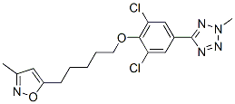 CAS#: 107311-86-4， 5-[3,5-Dichloro-4-[5-(3-Methyl-1,2-Oxazol-5-Yl)Pentoxy]Phenyl]-2-Methyltetrazole