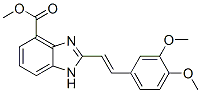 CAS#: 107581-24-8， Methyl 2-[(E)-2-(3,4-Dimethoxyphenyl)Ethenyl]-1H-Benzimidazole-4-Carboxylate