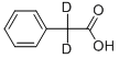 structure of CAS# 1076-07-9, Benzeneacetic-D2 Acid